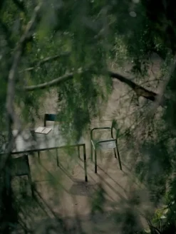 New Works May fåtölj, mörkgrön