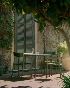 New Works May stol, mörkgrön