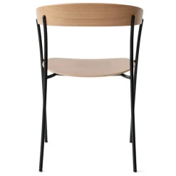 New Works Missing karmstol, ek - svart