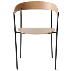 New Works Missing karmstol, ek - svart