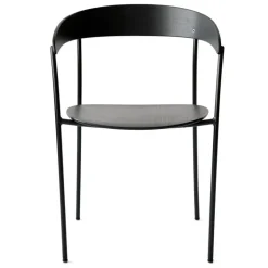 New Works Missing karmstol, svart