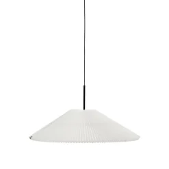 New Works Nebra pendellampa, liten, vit