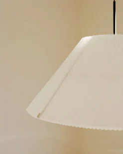 New Works Nebra pendellampa, liten, vit