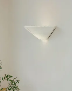 New Works Nebra vägglampa, vit