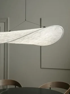 New Works Tense pendellampa, 120 cm, vit