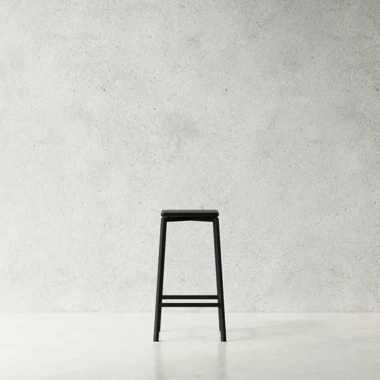 Nichba Barstol, 65 cm, svart