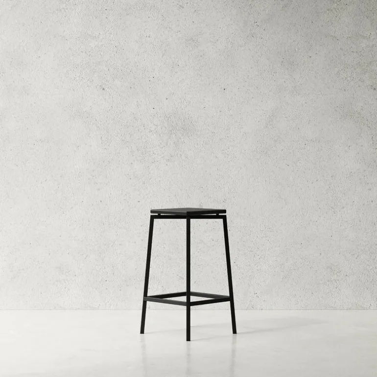 Nichba Barstol, 65 cm, svart