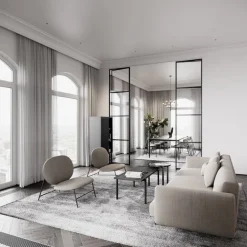 Nichba Kaffebord 115 x 55 cm, svart