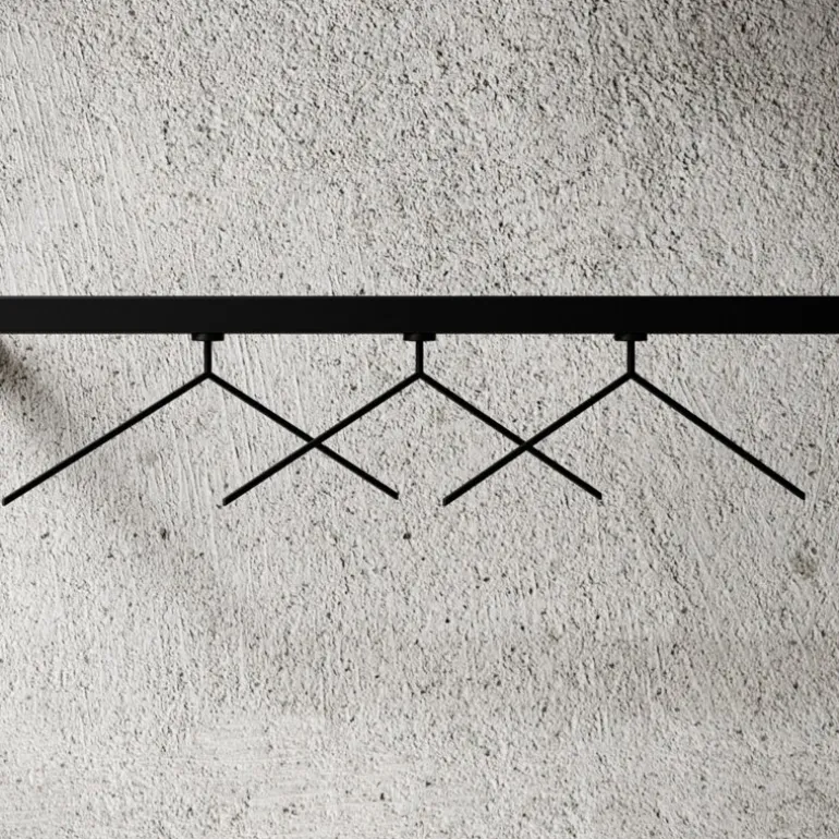 Nichba MagHang klädhängare, 3-pack, svart