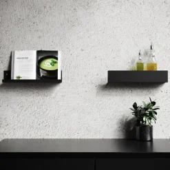 Nichba Shelf L40 vägghylla, svart