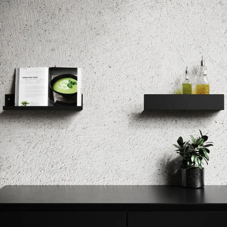 Nichba Shelf L40 vägghylla, svart