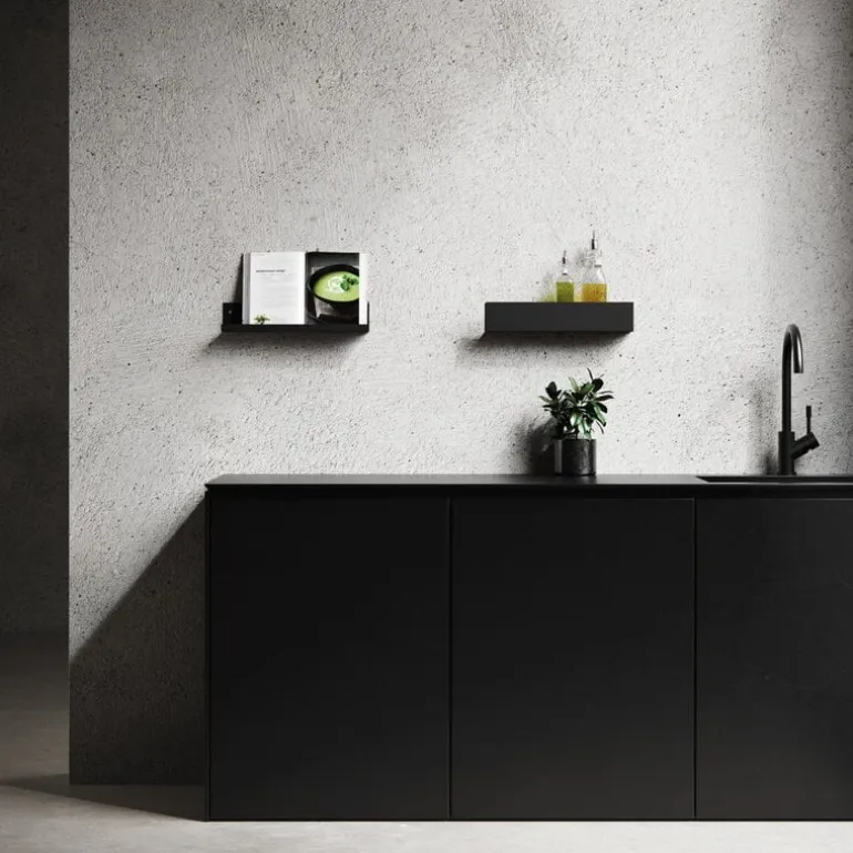 Nichba Shelf U40 vägghylla, svart