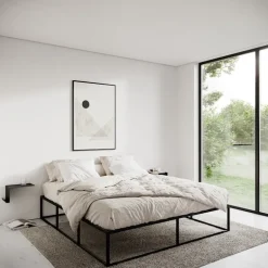 Nichba Shelve02 vägghylla, vänster, svart