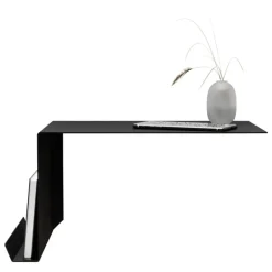 Nichba Shelve02 vägghylla, vänster, svart