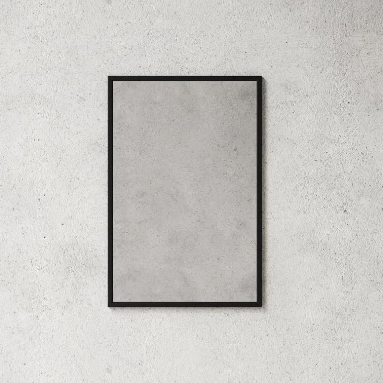 Nichba Spegel, 75 x 50 cm, svart