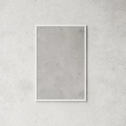 Nichba Spegel, 75 x 50 cm, vit