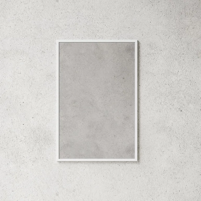 Nichba Spegel, 75 x 50 cm, vit