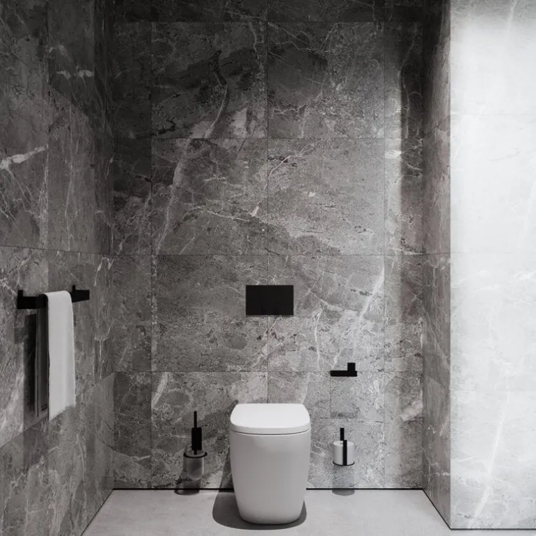 Nichba Toalettborste, svart