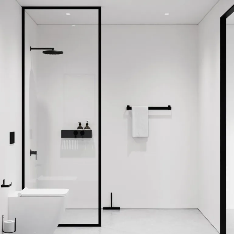 Nichba Toalettpappershållare, svart