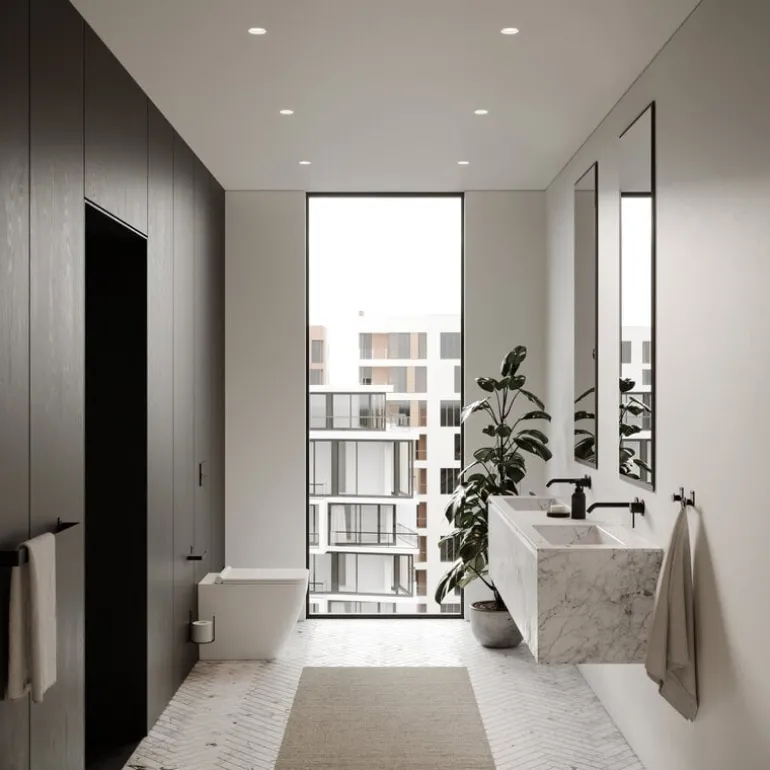 Nichba Toalettpappershållare Extra, vit