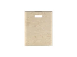 Niimaar Återvinningskärl Ecosmol Forever Bin, elegant naturlig björk