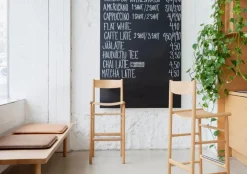 Nikari Akademia High, barstol, 65 cm, lackad ek