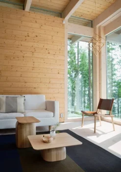 Nikari April bord, lågt, ask