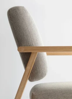 Nikari Archetyp Lobby stol, ek - grå Steelcut Trio 616