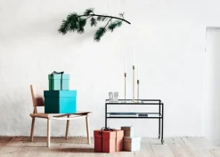 Nikari December stol, ask - naturläder