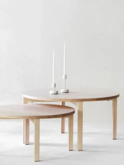 Nikari Periferia runt soffbord, 90 cm, ask