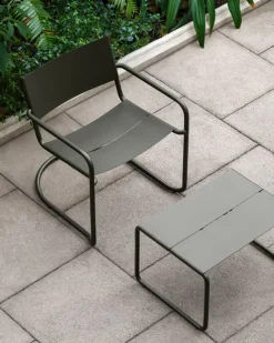 Nine Sine ottoman, mörkgrön