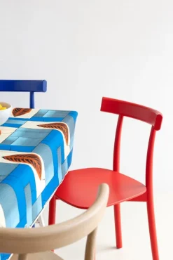 Nine Skinny stol, mattlackad ek