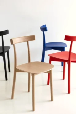 Nine Skinny stol, svartbetsad ask