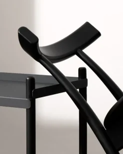 Nine Skinny stol, svartbetsad ask