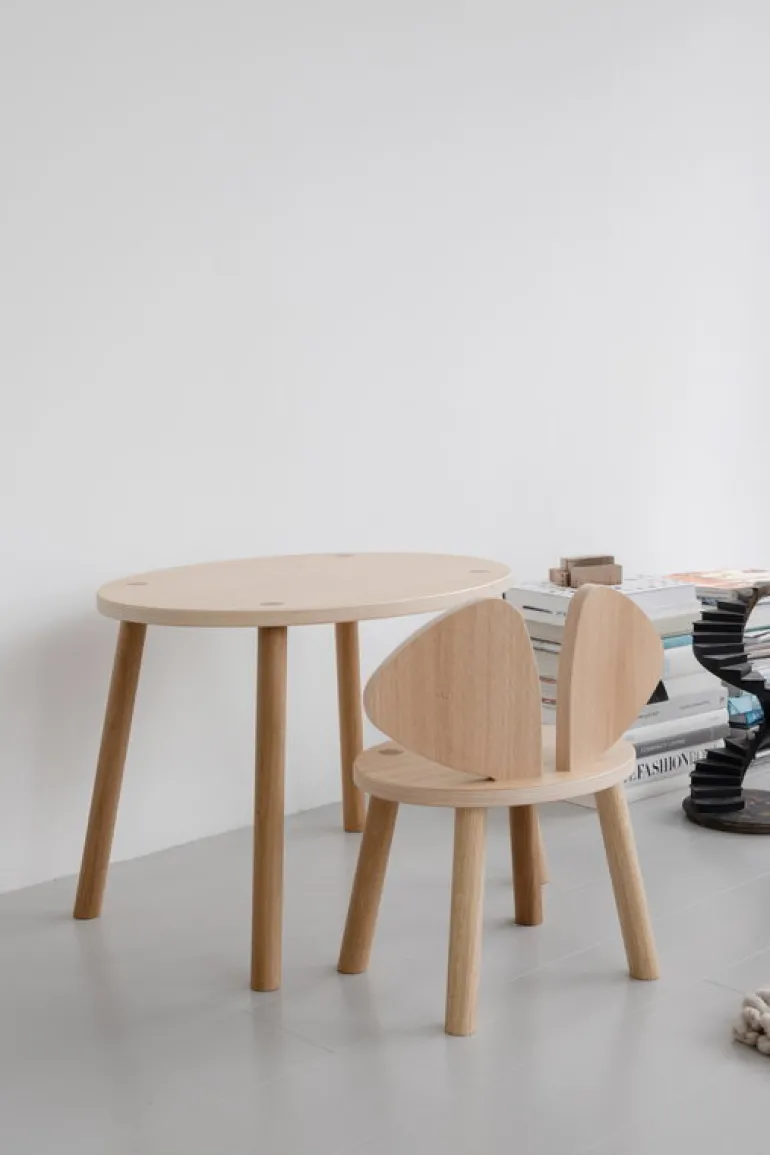 Nofred Mouse barnstol, lackerad ek