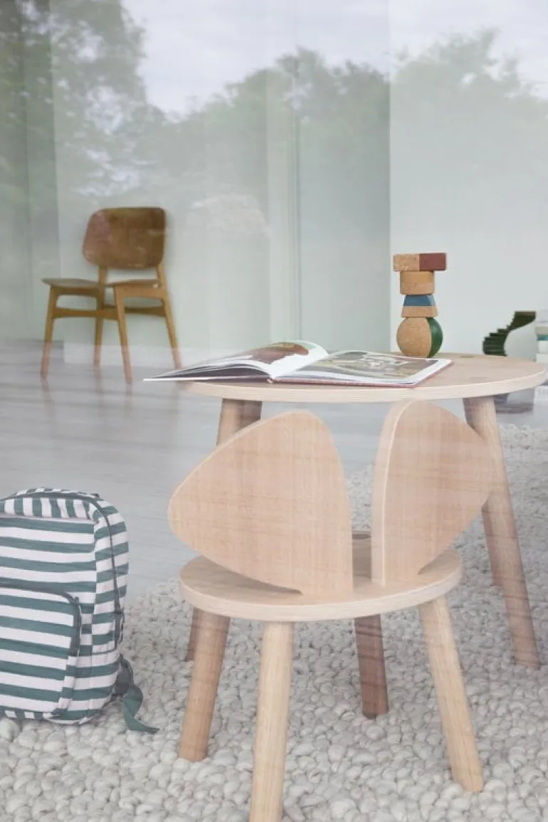 Nofred Mouse barnstol, lackerad ek