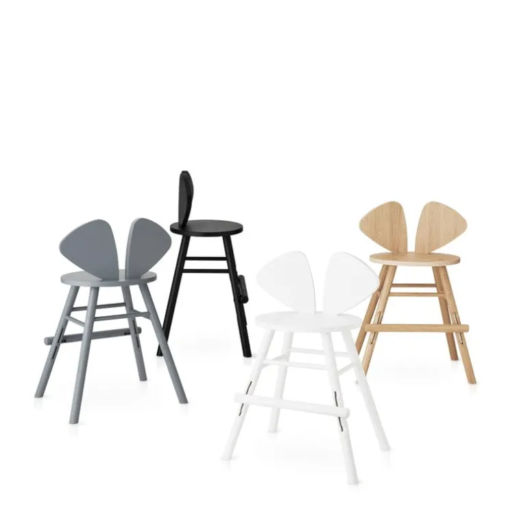 Nofred Mouse juniorstol, vit