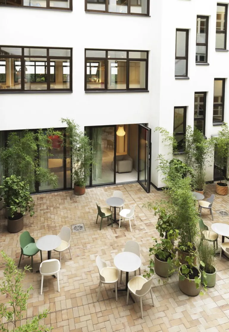 Normann Copenhagen Allez stol, vit - formgjuten rotting