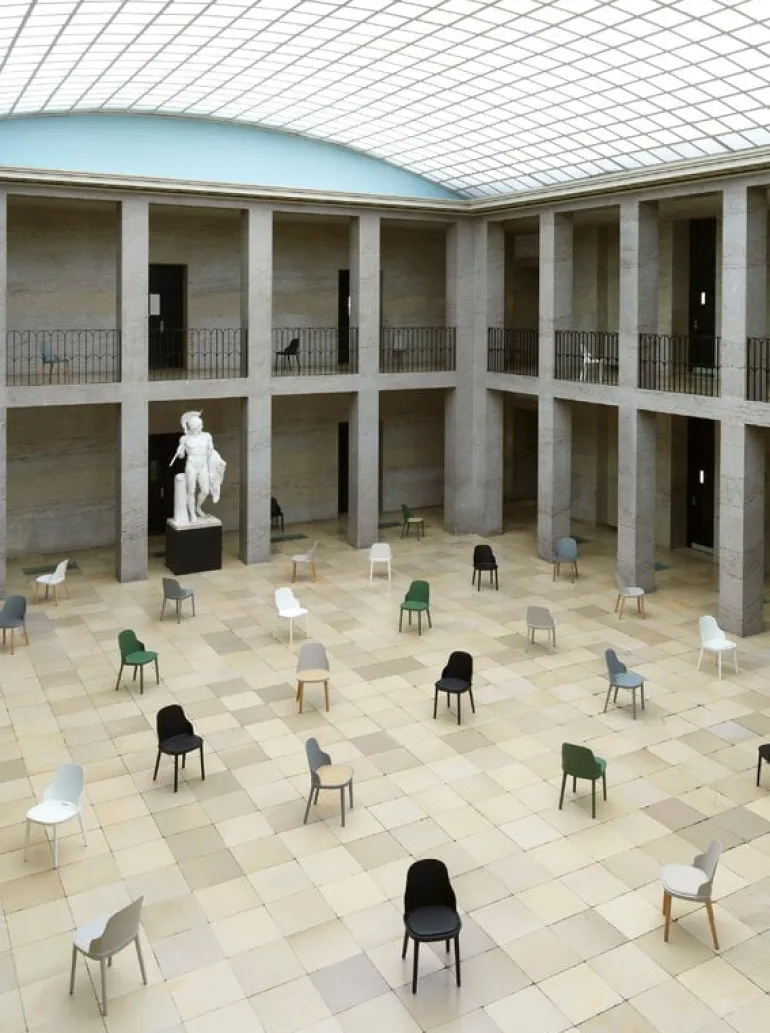 Normann Copenhagen Allez stol, svart - formpressad korg