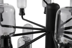 Normann Copenhagen Amp ljuskrona, stor, rök - svart