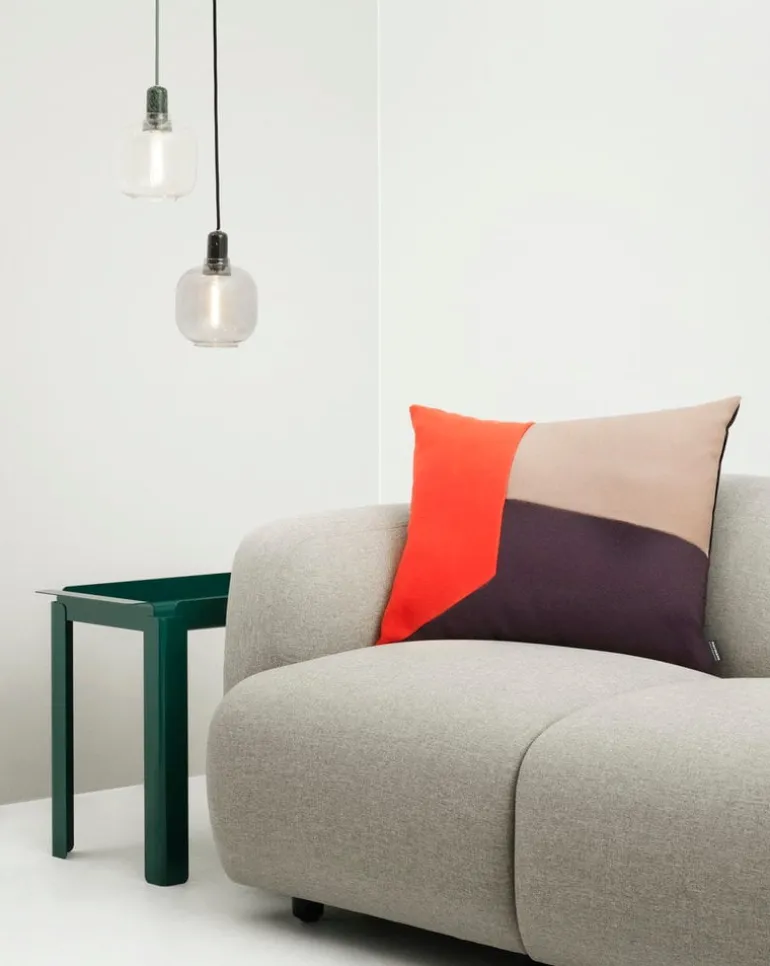 Normann Copenhagen Amp pendellampa, liten, guld - grön