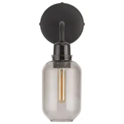 Normann Copenhagen Amp vägglampa, rök - svart