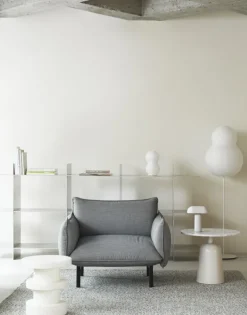 Normann Copenhagen Ark fåtölj, svart stål - Canvas 134