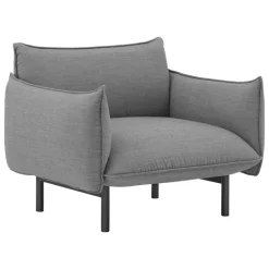 Normann Copenhagen Ark fåtölj, svart stål - Canvas 134
