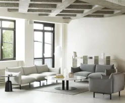 Normann Copenhagen Ark fåtölj, svart stål - Canvas 134