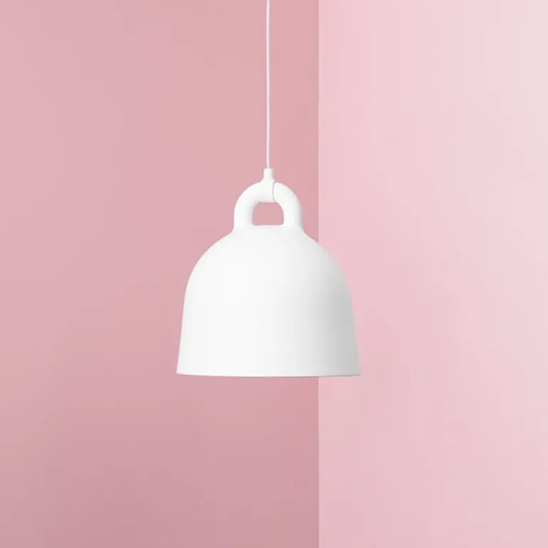 Normann Copenhagen Bell pendellampa L, vit