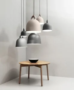 Normann Copenhagen Bell pendellampa, L, grå