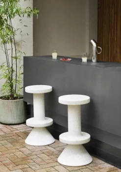 Normann Copenhagen Bit barstol, 75 cm, vit