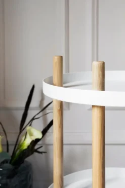 Normann Copenhagen Block runt rullbord, vit