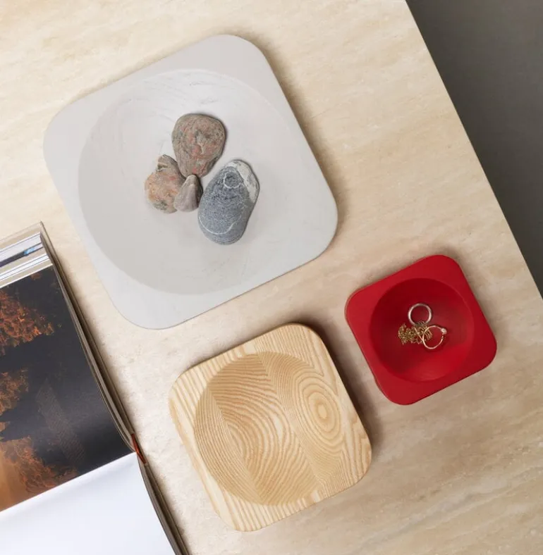 Normann Copenhagen Chub skål, liten, klarröd